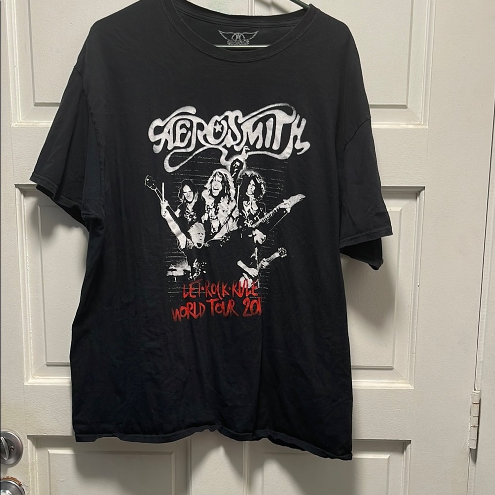 Aerosmith Black Graphic Tee
